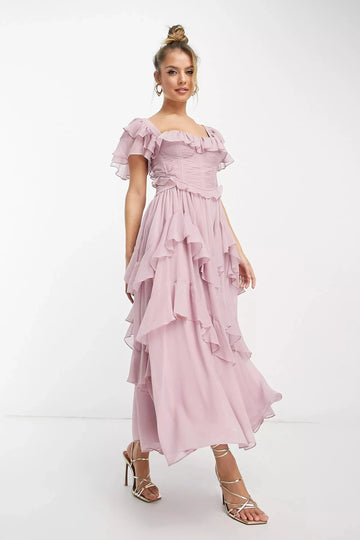 Celestine | Ruffle Dress